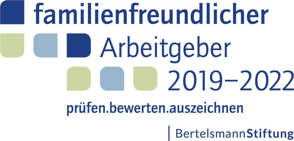 Logo Familienfreundlicher Arbeitgeber 2019-2022